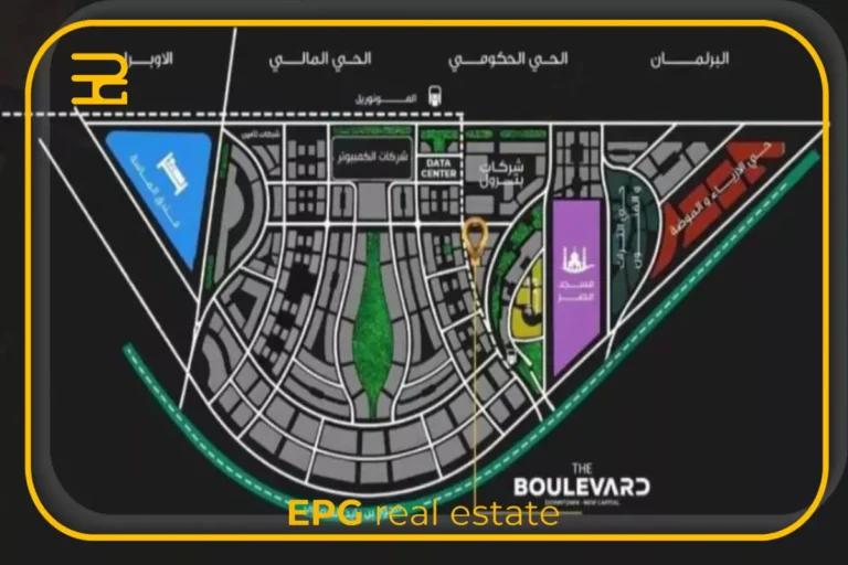 موقع مول ذا بوليفارد العاصمة الادارية