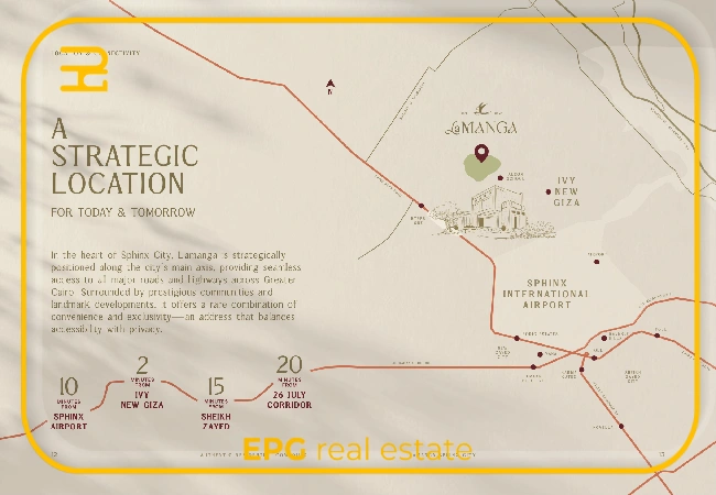 Location of La Manga New Zayed Compound